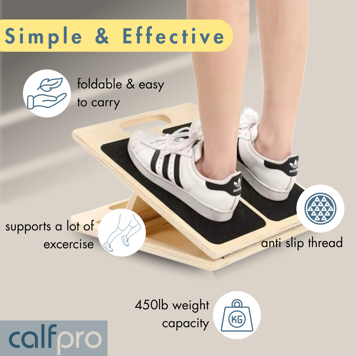 CalfPro™ Fitness Slant Board